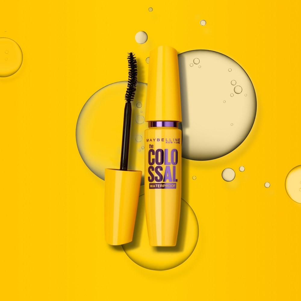 Maybelline New York Colossal Waterproof Mascara 9.2ml, real black, 2 pcs.