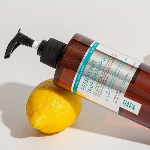 HAARAZ Beer Yeast Shampoo Cotton Scent 500ml_633615 HAARAZ Brewer s Yeast Treatment Cotton Scent 500ml