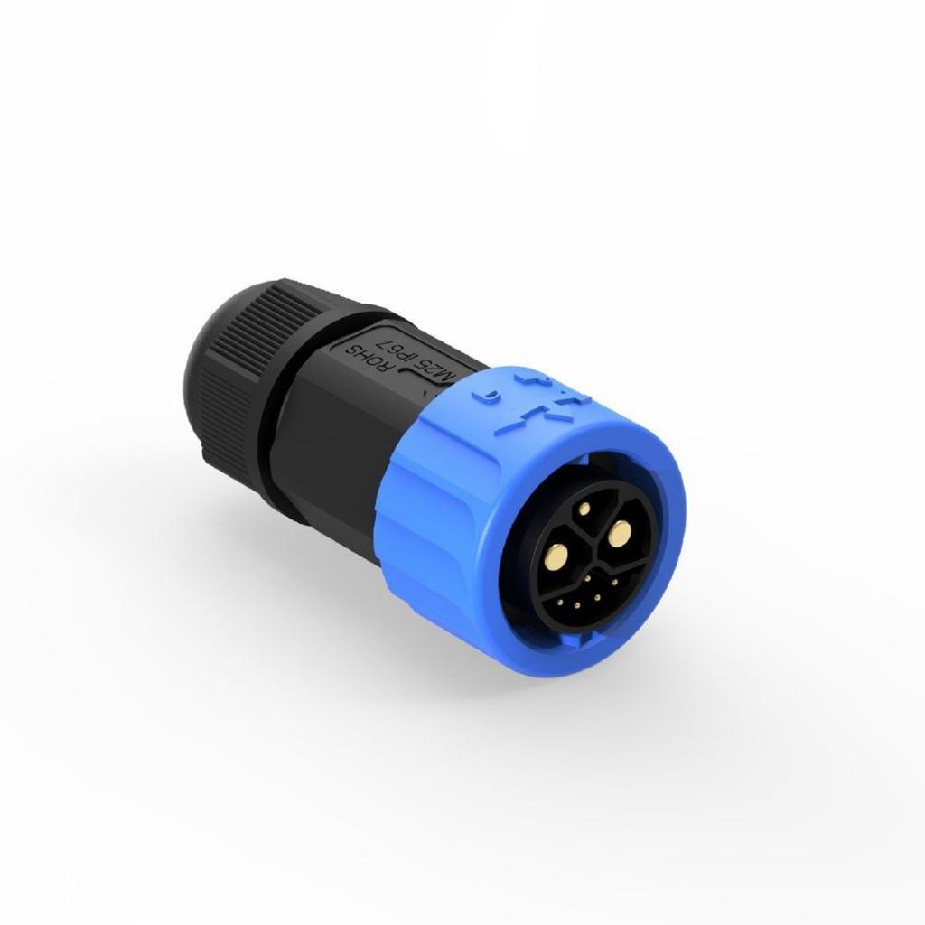 Connecteur de batterie haute intensité 2+1+5 broches pour motos et vélos électriques