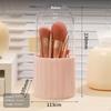 Makeup Brush Organizer, Rotating Desktop Dustproof Cosmetic Storage Holder, Cute Cartoon Uniform