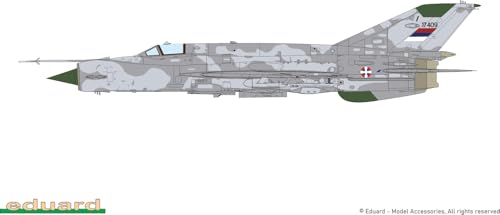 Eduard 1/72 Profipack MiG-21bis Plastic Model Kit EDU70146 (Airplane)