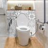 10pcs Mexican Tile Stickers Self-Adhesive Light Color Waterproof Wall Stickers Floor Sticker for Bedroom Kitchen Bathroom Stairs Garden Floor