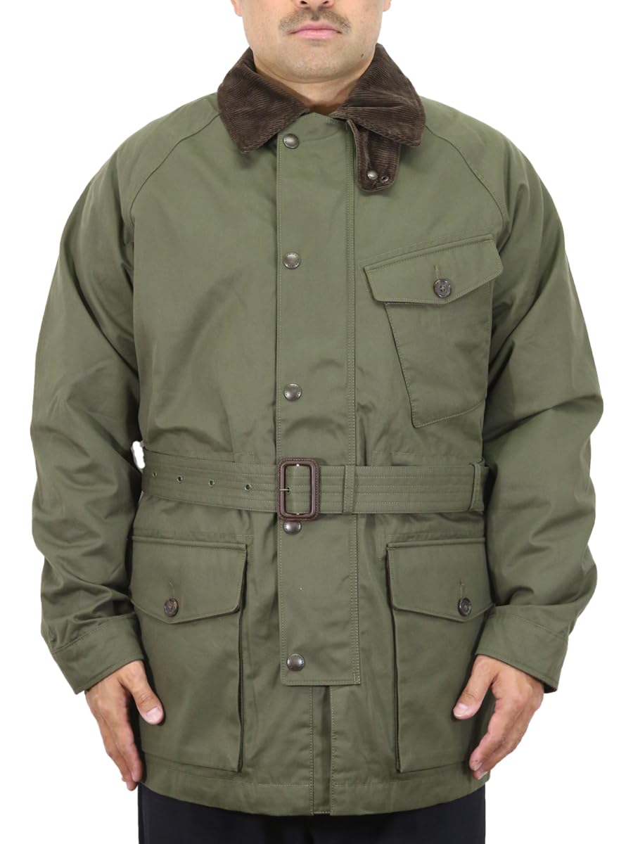 

POLO RALPH LAUREN Ventile Cotton Belted Size Green Men s Coat, L, (Product Code 01010104) зелений