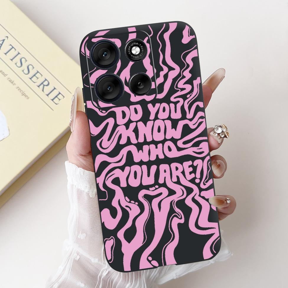 5G For Motorola Moto G56 G86 Cover For Motorola Moto G86 Case Silicone Fashion Butterfly Luxury Cute Funny Painted Back Cover