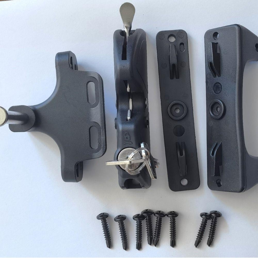 With 2 Keys Automatic Locking Fence Lock Lockable Key Lock Gate Lock Lockable Gate Lock  For Barn