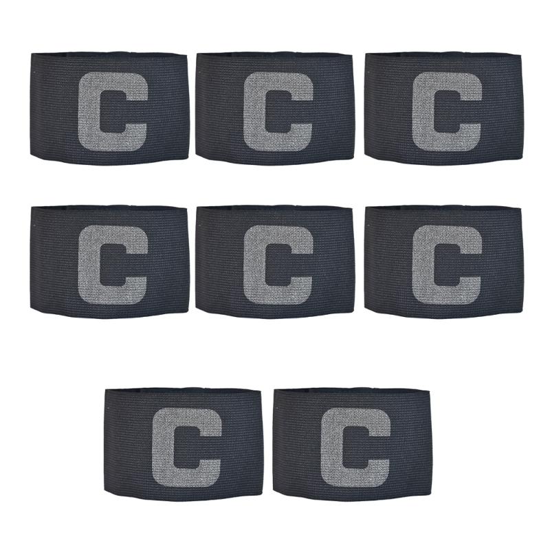 8 Pezzi Fascia da Capitano Elastica Regolabile, Fasce per Giocatori di Pallacanestro, Fasce da Capitano per Giocatori di Calcio per Adulti e Giovani