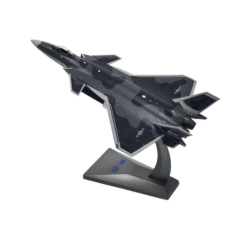 Druckguss-Legierung Flugzeugspielzeug Chengdu J-20 Maßstab 1/100 für Partygeschenk Andenken
