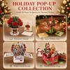 Hot Stamping Christmas Greeting Card Hollow Paper Carving Popup Card  Holiday Greeting