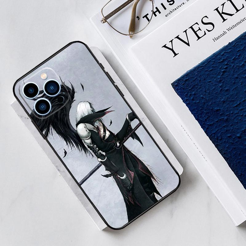 Final Fantasy Sephiroth Case For iPhone 17 Air 15 14 13 12 11 16 Pro Max Mini 16 15 Plus 16e Funda Silicone Cover