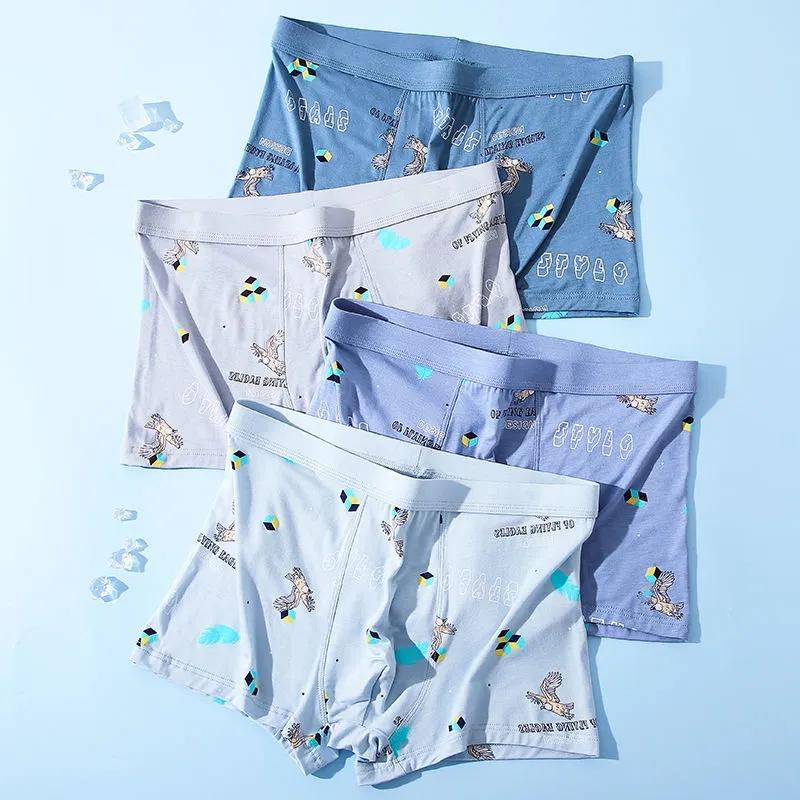 Men's Underwear Men's Boxer Shorts Teen Men's Underwear Quick Dry and Cool