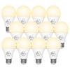 ORALUCE LED Bulbs, E26 Base, 9W, 900lm, 60W Equivalent, High Brightness, Warm White, 3000K, Wide Beam Distribution, High Color Rendering, Energy