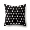 Polyester Pillow Case Geometric Decoration Home Petal Strip Printed Cushion Cover Bedside Cushion Cover Waist Cushion Cover
