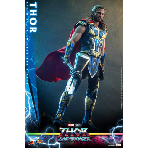 Movie Masterpiece Thor: Love and Thunder 1/6 Scale Figure, Blue, Approximately 32cm Tall