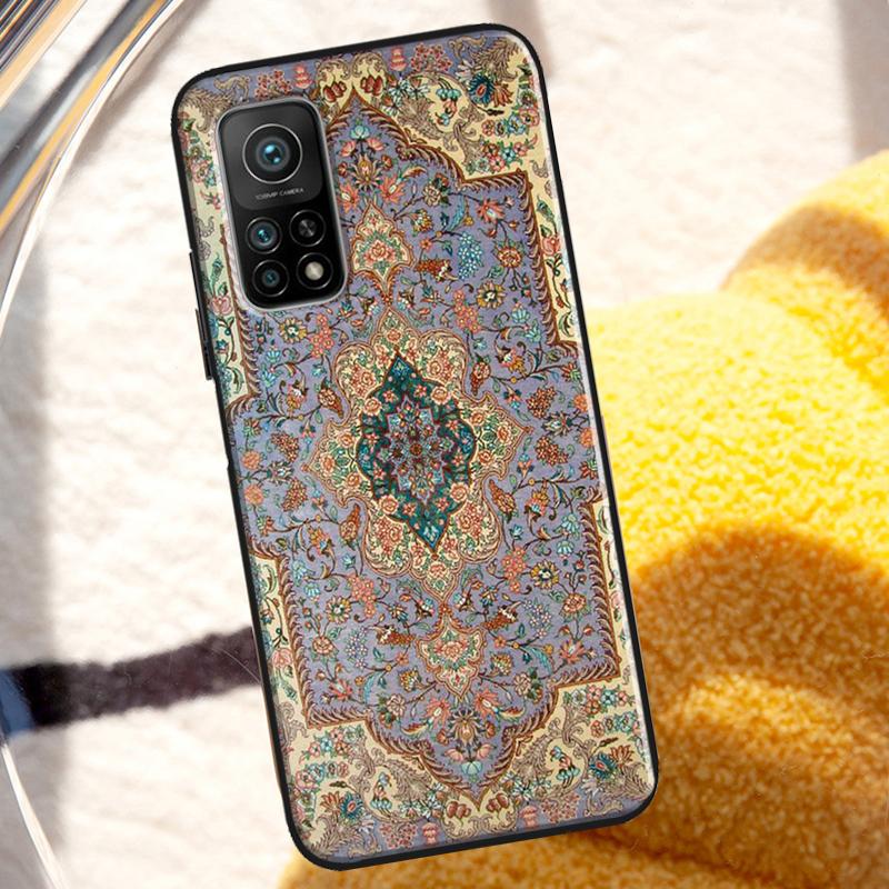 Persian Carpet Floral Pattern Case For POCO X3 NFC X3 GT F3 M3 M4 Pro Back Cover Xiaomi Mi 11 Lite 10 Mi 11T Pro 10T