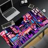 XXL Table Natural Rubber Carpet Large Game Non-slip Mousepad Pixel Sence Cute Mousepad Gamer Street Art Desk Mat For PC Keyboard
