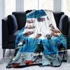Coperta in flanella con logo del Manchester City Football Club, coperta in flanella stampata su un lato, personalizzabile.