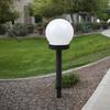 Duże Lampy Ogrodowe 6X Lampki Solarne Led Kula 10Cm Wbijane Zestaw 6 Sztuk