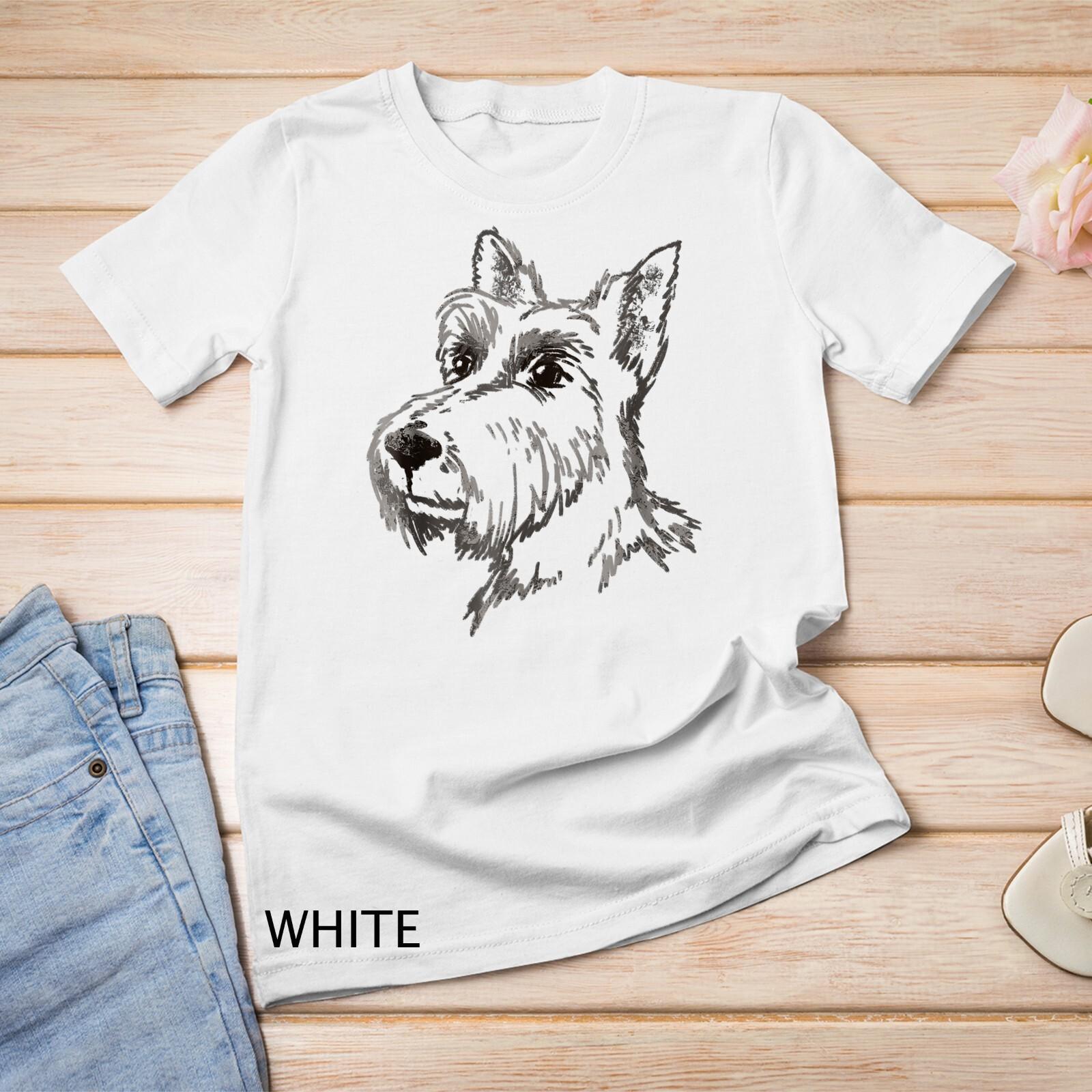 Scottish Terrier Dog Unisex T-Shirt Mens Womens Tees Top XL