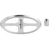 French Press Replacement Base Plate with Permanently Attached Nut and Removable Nut for 50oz Coffee Press