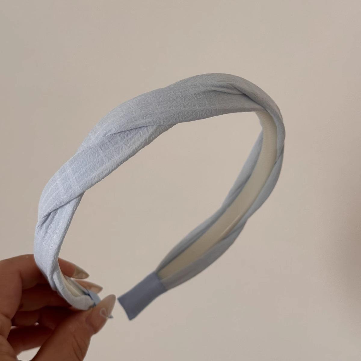 

3Pcs High Cranial Headband Women High-end Fashion Luxury Fried Dough Twists Hair Compression Headband Korean Style Card Issuing