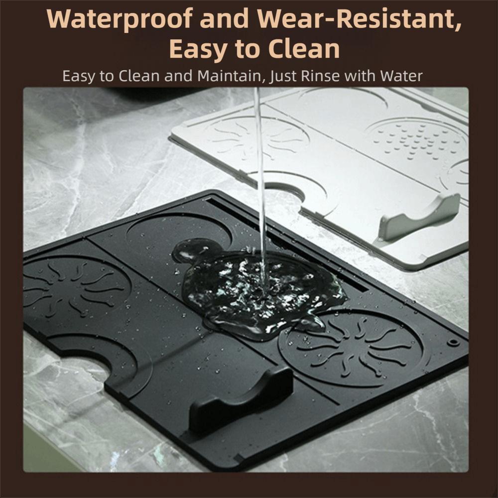 Non-Slip Coffee Tamping Mat Heat Resistant Durable Silicone Coffee Mat Food Grade Protective Coffee Barista Tools