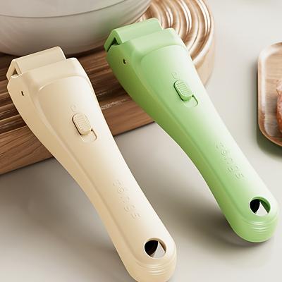 1-Pack Heat-Resistant Non-Slip Dish Clips - One-Hand Release Lever for Lifting Hot Plates,Bowls,Pots & Pans- Grip for Hot Dishes