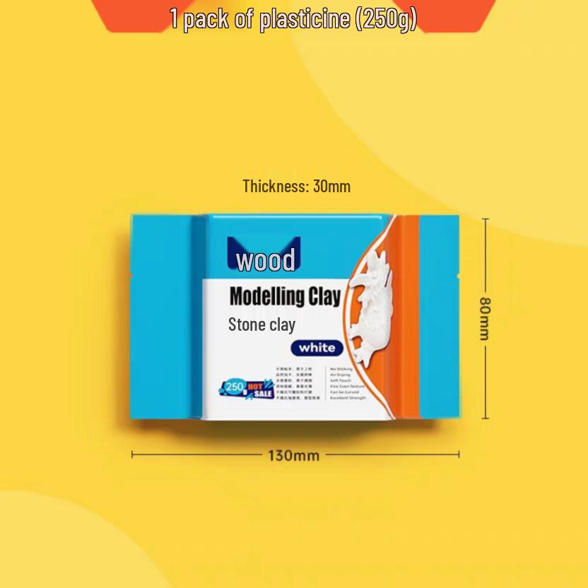 Qingshan Yimu No-Bake Stone Plastic Clay DIY Sculpture Kit for Students