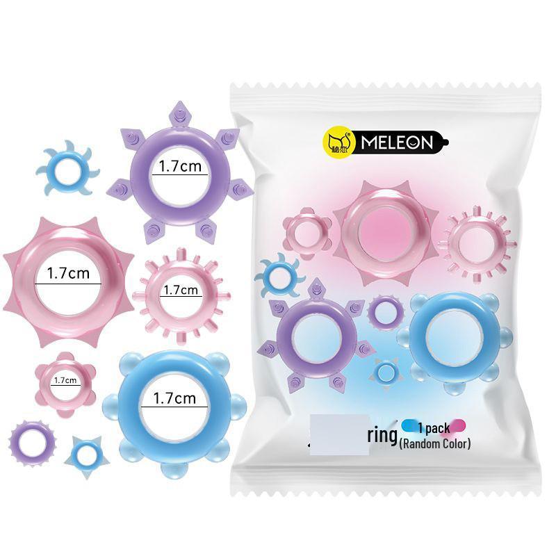 Raupen Analkristallstöpsel & Dornen Kristallhülle Herren Tragbares Penisring-Set