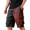 Men's Halloween Cargo Shorts with Pockets and Drawstring