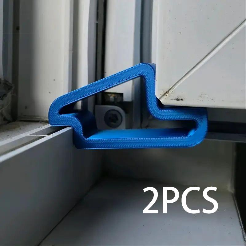 1/2 Pcs New Window and Balcony Door Stopper,Heavy Duty Window Stopper,Non-Slip ,Secure Grip,Windproof,Plastic Window Stop Block