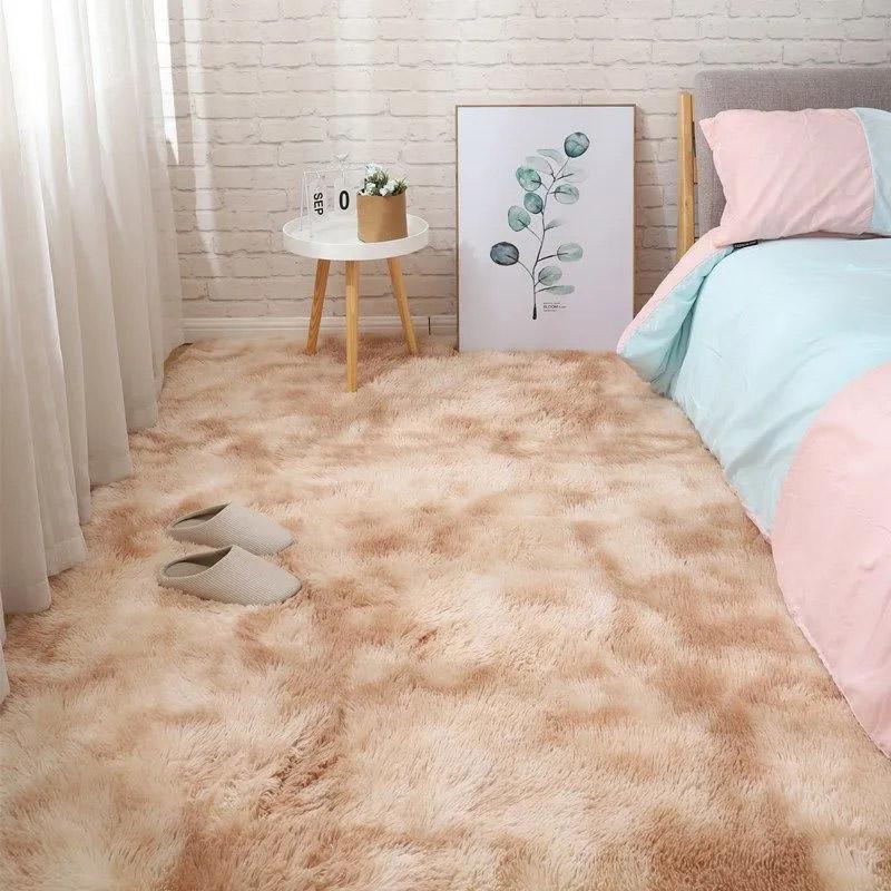 Carpet Bedroom Bedside Carpet Plush Living Room Full Floor Mat Girl Ins Room Dirty Carpet Sofa Rug Warm Large Area Cushion
