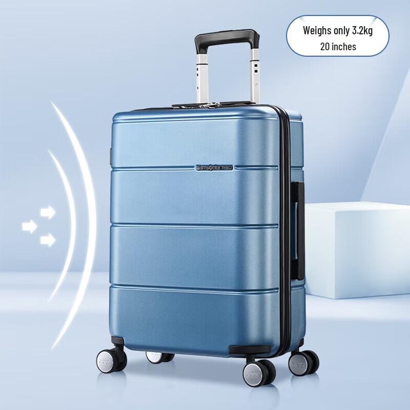 Samsonite Stylish Striped PC Hardside Carry-on Luggage