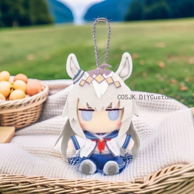 10CM Pretty Derby Oguri Cap Cosplay Anime Plush Cartoon Figure Model Plushie Backpack Decoration Plush Pendant Cartoon Gift
