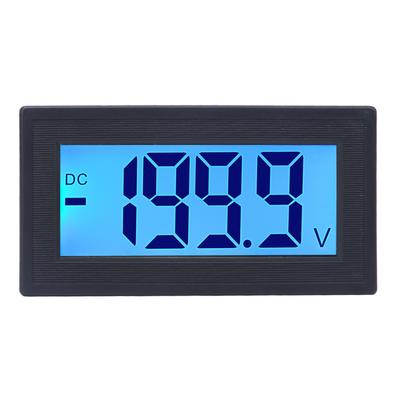 YB5135DB DC Digital Voltmeter LCD Display Voltage Meter AC100240V Power SupplyDC 0200V