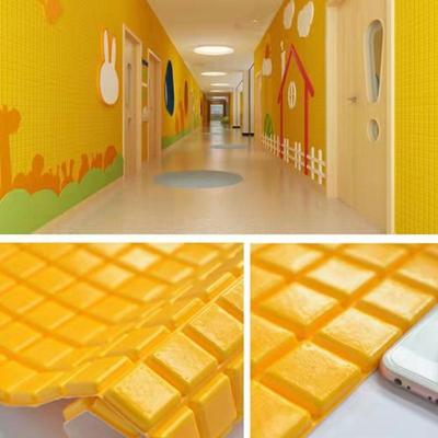 Papier Peint Décor 3D Mousse 20 Pièces Panneau Mural Papier Peint Brique Texturé Amovible Décor Mural Peler et Coller Imperméable Maison