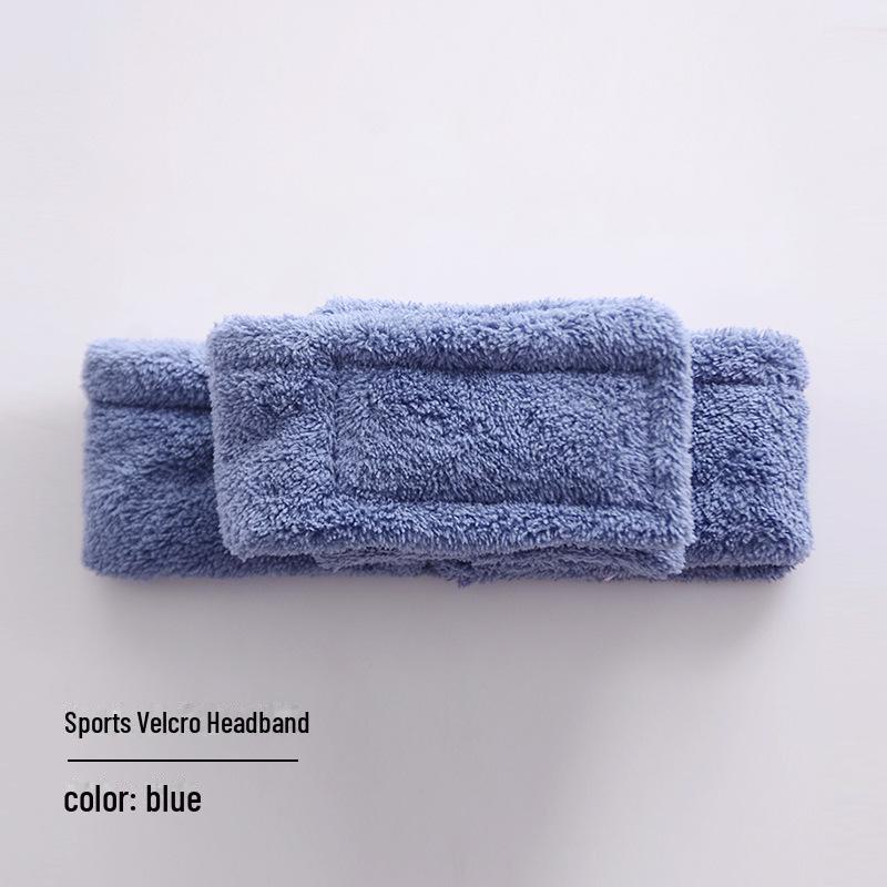 Women's Quick-Dry Coral Fleece Bath Wrap with Buckle, Hair Cap, and Cute Makeup Headband