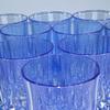 7oz Vintage Diamond Wine Glass - Elegant shatterproof plastic tall wine glass for champagne and dessert wine