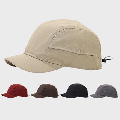 Nastavitelné baseballové čepice Hip Hop Rychleschnoucí Krátký kšilt Golfová DAD čepice Ochrana proti slunci Bavlněné Snapback čepice Pánské Dámské