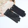 High Quality Women's Sheepskin Gloves Leather Fashion Touch Screen No Lining Thin Section Spring Riding Driving Gloves Autumn