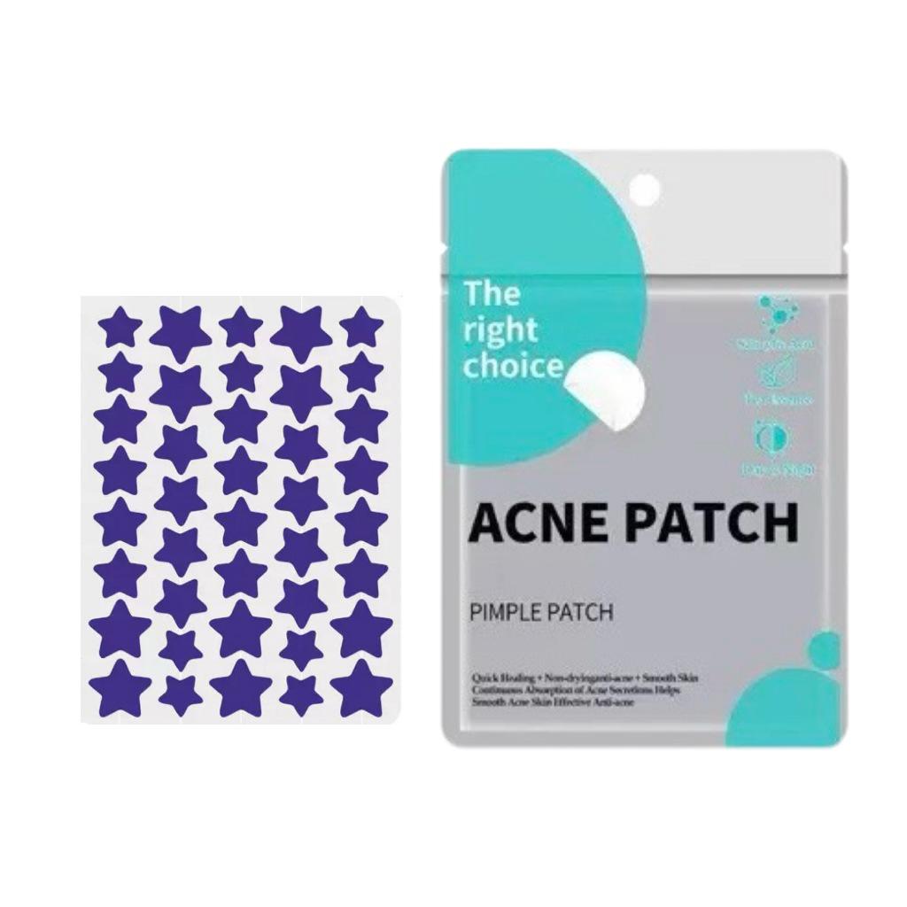 Official Star Acne Patches - 40 Clear, Invisible Hydrocolloid Patches for Pimple Absorption
