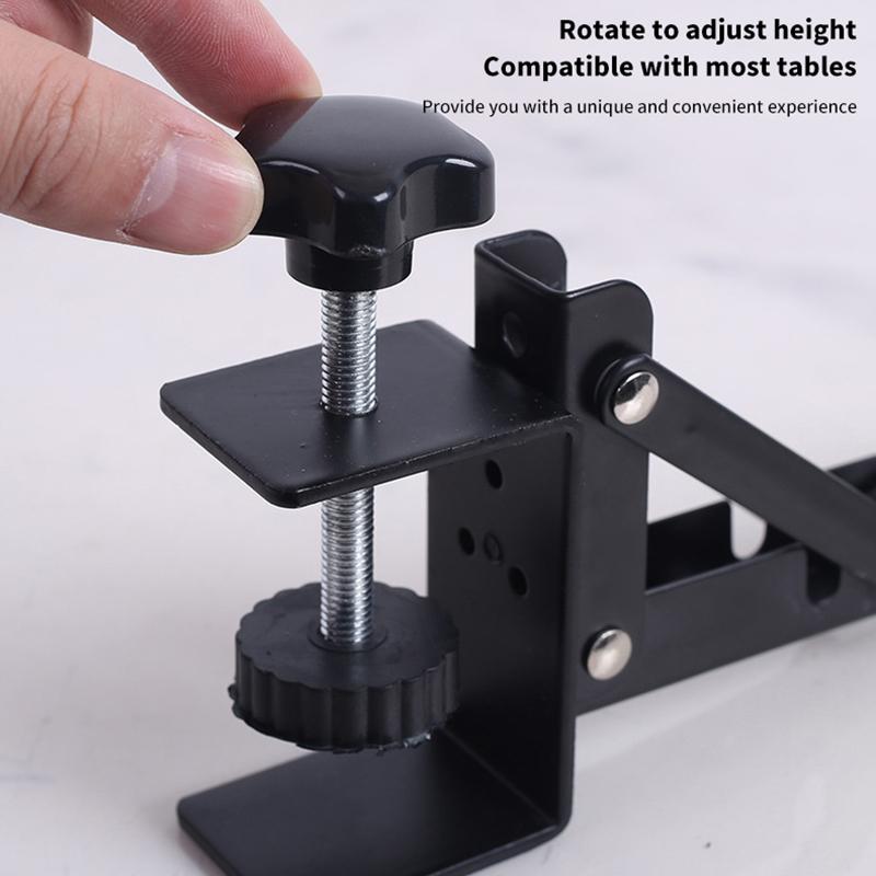 1 Pair Punching-Free Desktop Extending Boards Holder Foldable Keyboards Extension Bracket Office Computer Working Tablet Laptop