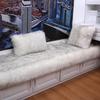Faux Wool Sheepskin Long Pile Floor Mat for Living Room, Bedroom, Bedside, or Bay Window Tatami.