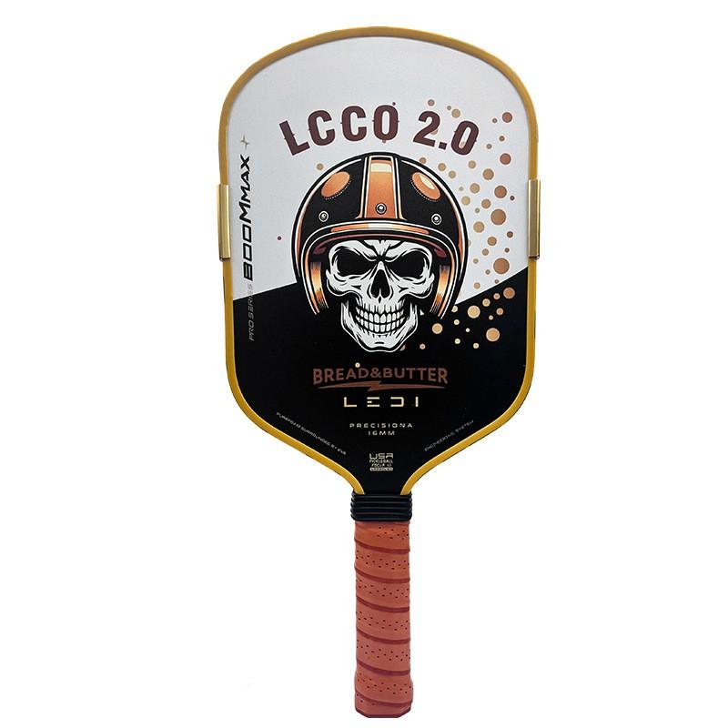 Professional Pickleball Paddle T700 Carbon Fiber With Upgraded EPP Core Skull Design 16mm Thickness