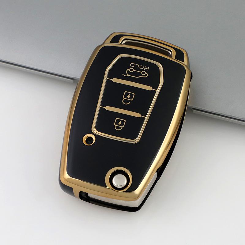 TPU Soft Rubber Key Cover for SsangYong Korando/Rexton - Ideal for Cross-Border Exports to Korea