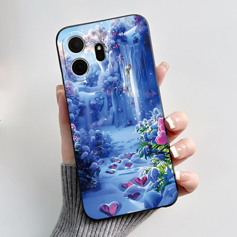 TCL NxtPaper 70 Pro İçin Sevimli Kılıf Coque Capa Baskılı Kabuk Koruyucu Kapak Yumuşak Silikon Karikatür Telefon Kılıfı Funda
