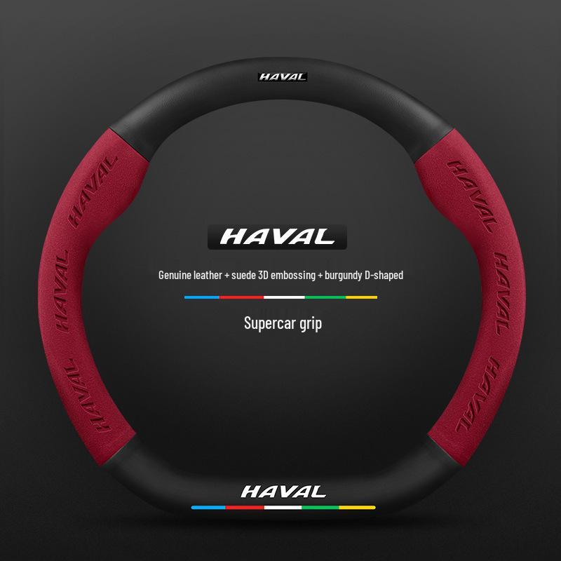 Haval Lenkradbezug für Shenshou H9, Big Dog, H6 National Tide Edition, M6, Chitu, F7X - Wildleder-Finish