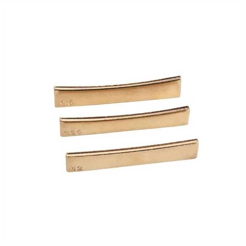 9pc Electric Guitar Repair Tool Alloy Fretboard Press Caul Inserts Golden