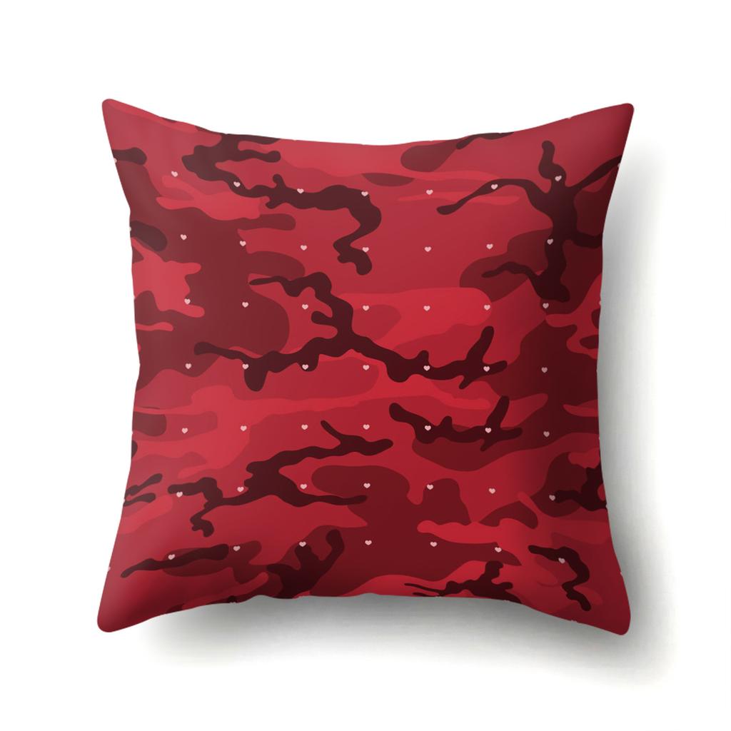 Kontorpute Putetrekk Fargerik Bølgete Kamuflasje Midjepute Kreativ Hjem Sofa Putetrekk