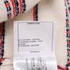 CHANEL Domestic regular P64262K60201 cashmere stripe knit jacket tops 38 off whiteUsed