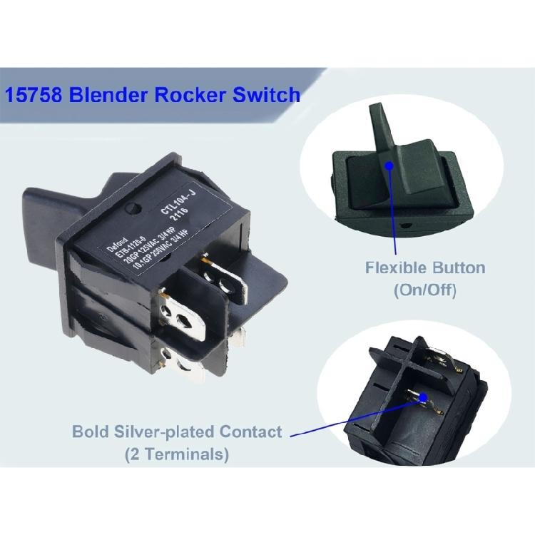 Convenient Switch Kitchen Appliance Part Blender Switch Replacement Switch Mixing Machine Switch Suitable for Blender